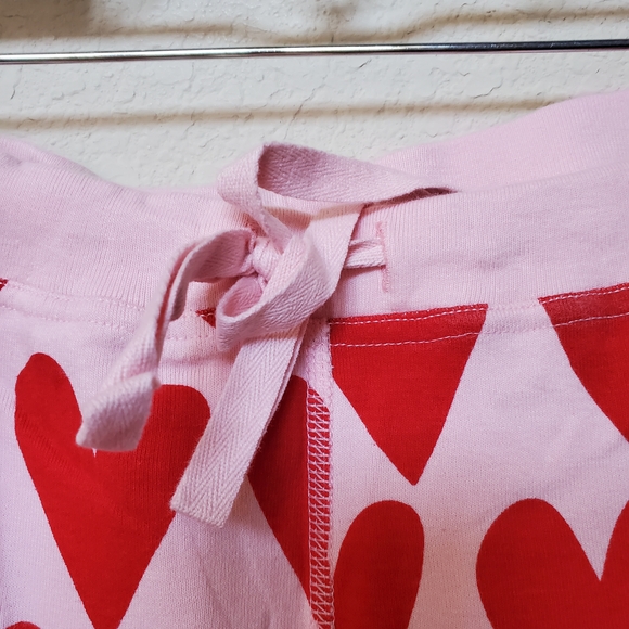 Hanna Andersson Pink Hearts Organic Cotton 2pc PJ Set.  Size XXL - Picture 5 of 6